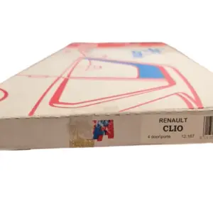 Coppia deflettori finestrini anteriori per Renault CLIO 5 porte dal 1990 al 1998